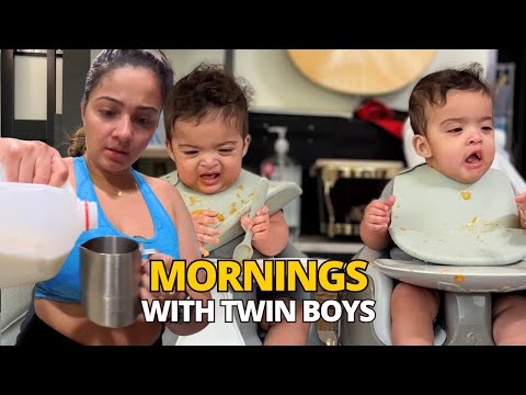 MY MORNING WITH TWINS - SOLO MOTHER OF TWINS IN THE MORNING