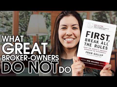 First Break All the Rules [Real Estate Agent Books to Read]