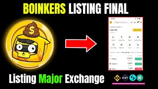 Boinkers Airdrop Listing & Withdrawal Date Confirmed || $BOINK Tokens Update Today ||