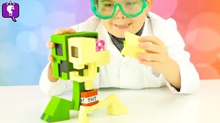 What's in a MINECRAFT Creeper on HobbyFamilyTV