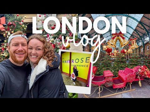 LONDON VLOG! 🇬🇧 Christmas 🎄 Waitrose Food Festival 🍔 Disney Thames Boat Trip ⚓️ Back To The Future 🎭