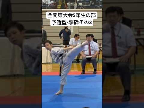 【茶帯】撃砕その3・空手・型[Brown Belt] Gekisai Part 3, Karate, Kata [Коричневый пояс] 2024年3月全関東大会・小学5年予選型