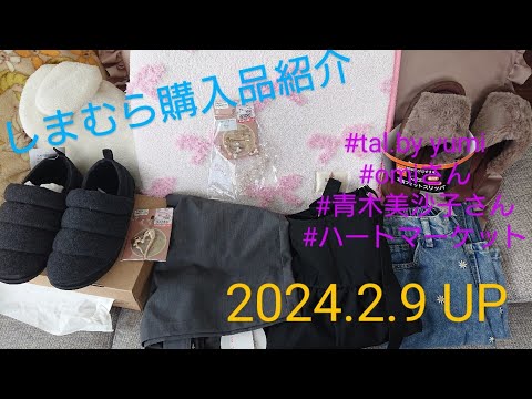 【Haul】しまむら購入品紹介＊2024.2.9/tal.by yumi/omiさん/青木美沙子さん/Helm