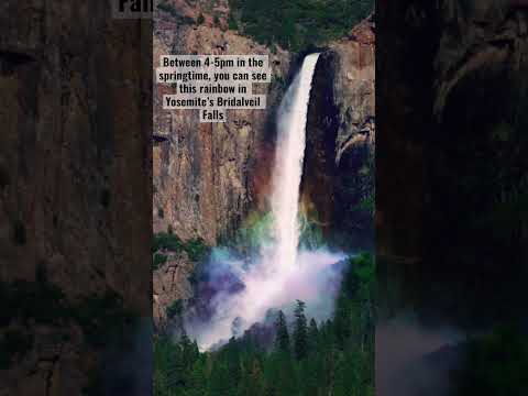 Yosemite’s #Rainbow #Waterfall #travel #shorts #outdoors #youtubeshorts #short #shortsvideo