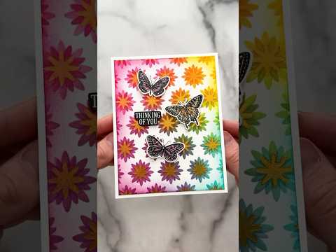 Easy DIY Sympathy Greeting Card!🦋 ASMR Crafting #asmr #asmrsounds #craft #diy #satisfying