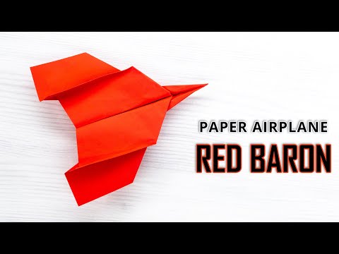 How to make a paper airplane model that flies far and for a long time