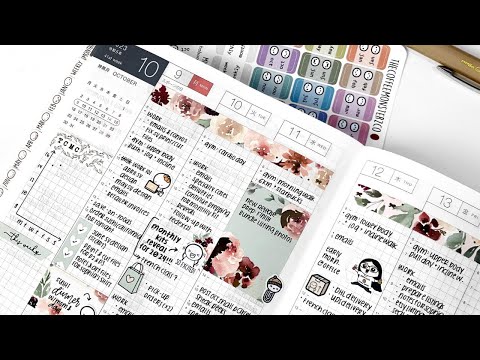 Plan With Me: Repurposing Old Sticker Kits | Hobonichi Cousin Planner