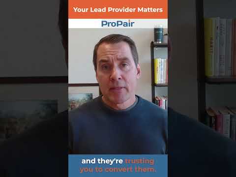 In love with your lead provider?