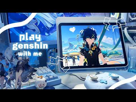 【play with me】💚 原神 💚/キィニチとナタを満喫する50分【genshin impact】 50min of game play┊jp dub, ipad 10gen