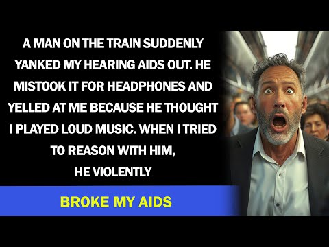 A superior man on the train got mad at me as I didn’t hear him, so he broke my hearing aids!