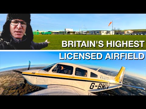 Flying to Britain's highest licensed airfield