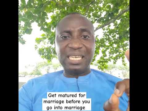 Get matured for marriage before you go into it #marriage #trendingshorts #youtubeshorts