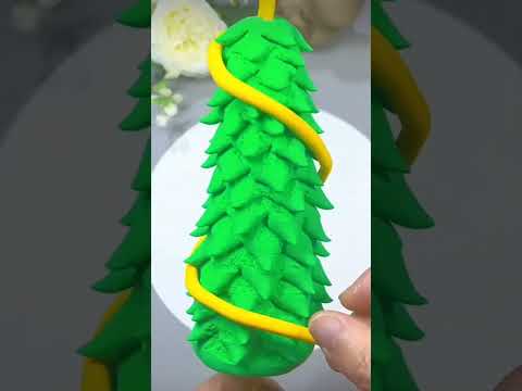 Christmas clay craft ... christmas tree 🎄🎄 #christmas #alliwantforchristmasisyou #merrychristmas