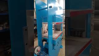 120Ton Rubber vulcanizing press machine #machine #rubberindustry #rubber