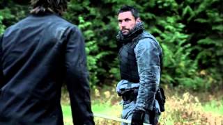 Slade Wilson Training Oliver Queen- Arrow Episode 14