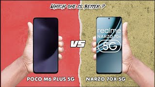 POCO M6 Plus VS Realme Narzo 70X 5G Which One is BEST?