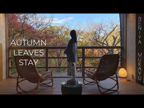 Travel vlog[Beniya Mukayu] Autumn trip to Kaga Ishikawa in a special room with autumn leaves