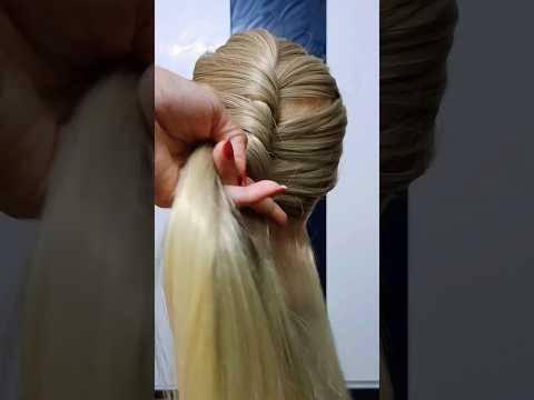 Easy twisted bun tutorial #hairstyletutorial #shortsvideo #hairstyle