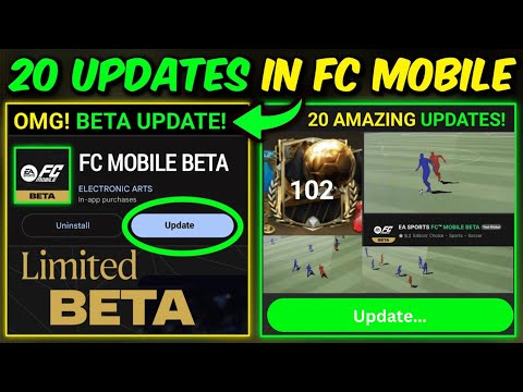 OMG! FC MOBILE BETA × 15 GAMEPLAY CHANGES - NEW REDEEM | Mr. Believer