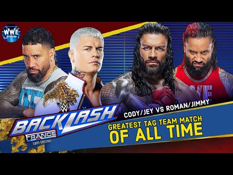 WWE 2K24 BACKLASH MAIN EVENT; JEY/CODY VS. JIMMY/ROMAN!!!