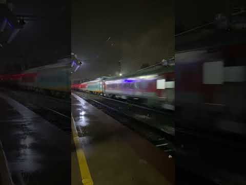 Train crossing Whitefield station #indianrailways #train #rain #shorts #youtube #love #bengaluru