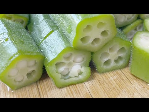 旬【オクラ】レンジでできる副菜