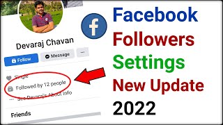 Facebook Followers Settings 2022 ! How to Activate Followers on Facebook 2022