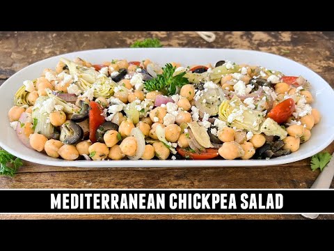 The BEST-EVER Mediterranean Chickpea Salad | Healthy & Delicious Recipe