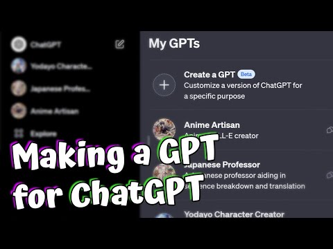 Making an OpenAI GPT for the First Time