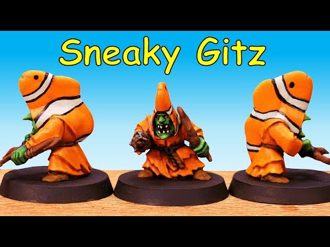 How to Paint Goblins disguised as Clownfish