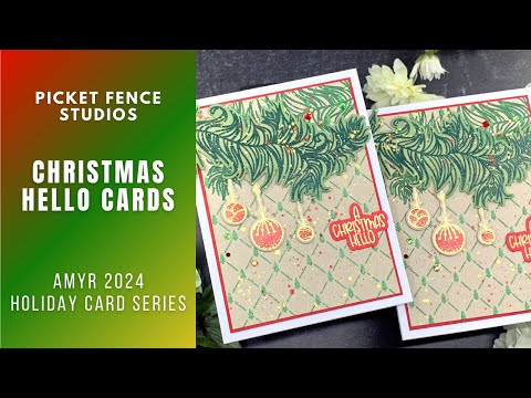 Christmas Hello Cards | AmyR 2024 Holiday Card Series #3