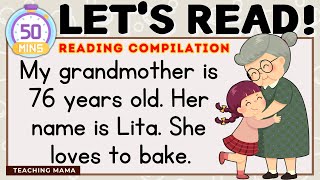 LET'S READ! | READING COMPILATION | PRACTICE READING ENGLISH | 50 MINS | TEACHING MAMA