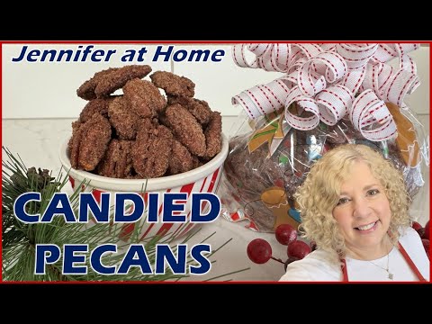 CANDIED PECANS #candiedpecans #candycoatednuts #pecans  #candycoated #perfectgift #homemade #nuts