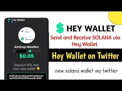 Hey Wallet on Twitter || How to create hey wallet twitter 2023 || What is Hey Wallet? deposit solana