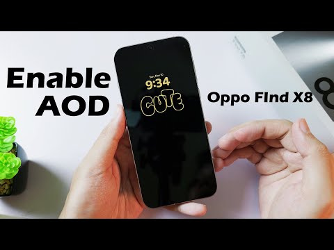 How to Enable Always on Display on Oppo Find X8 (AOD)