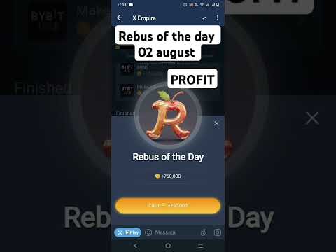 Rebus of the day in Musk empire 02 august | Rebus of the day in X Empire #muskempire #Xempire #rebus