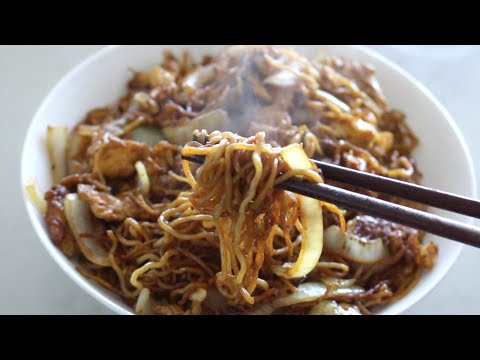 5 mins easy soy sauce chow mein / stir fried noodle with soy sauce