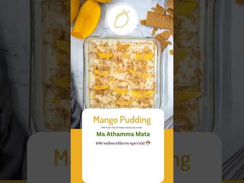 Summer special dessert - Mango Pudding #viralshorts #mangopudding  #bhimavaram #like #subscribe