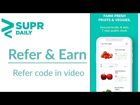 supr daily refer and earn | supr daily app refer & earn | supr daily referral code | get cashback