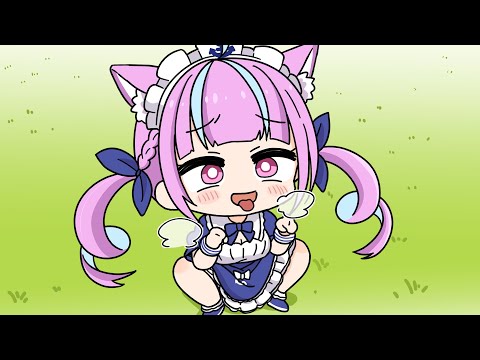 Woof! Woof woof!【Hololive AnimatedClip/Eng sub】【 Usada Pekora/Minato Aqua】