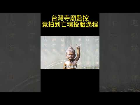 台灣一寺廟監控内，竟拍到亡魂投胎全過程#修禪悟道