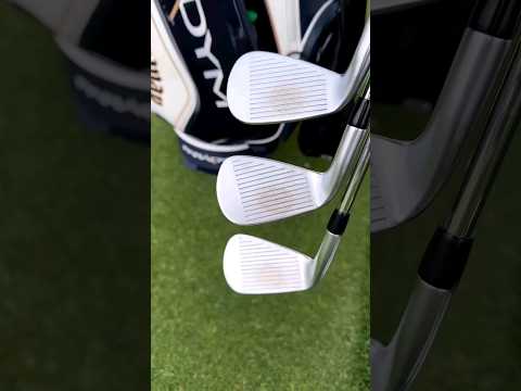 These wear patterns on Jeeno Atthaya's irons are insane! #subscribe #golf #views #shorts #satisfying