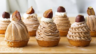 How to make 7 types of Mont Blanc | Chestnut cake