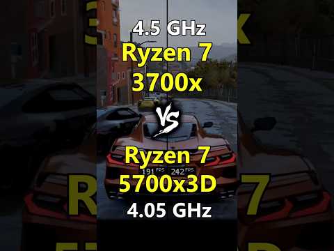 Ryzen 7 3700x vs Ryzen 7 5700x3D Test in Games