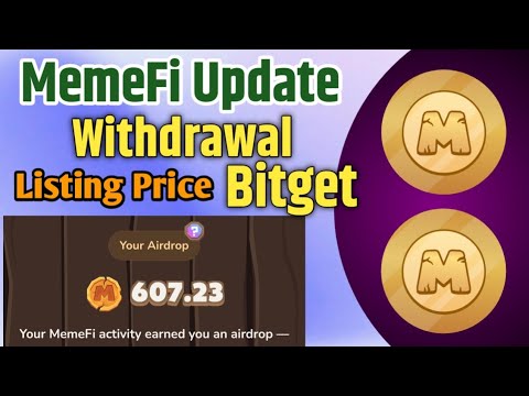 MemeFi Listing Price Update ! MemeFi Withdrawal Process ! MemeFi Token Claim Process ! #memefi