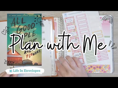 Kit Aug 223 / Plan with Me / Books to Read / Erin Condren Vertical 7 x 9 / August 2023