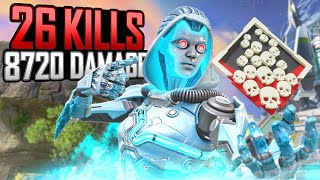 INSANE Ash 26 KILLS and 8,720 Damage Apex Legends Gameplay