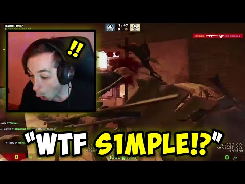 CS:GO Pros reacts to S1MPLE plays!