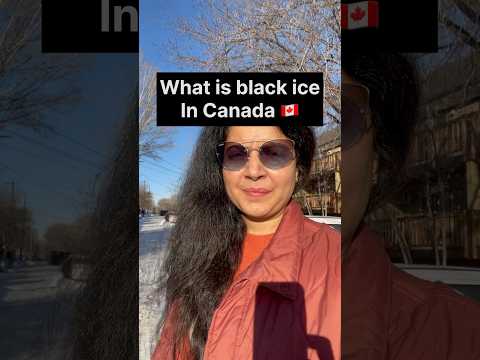 Black ice🧊in Canada 🇨🇦 #canadatravel #immigrantsincanada #immigrantstories #saskatoon #canadavlog