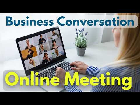 Online Business Meeting Conversations in 70 minutes  | Business English Learning